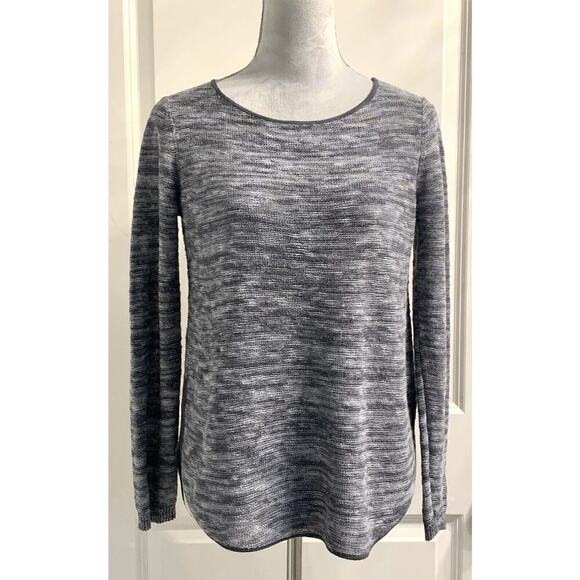 Eileen Fisher Crewneck Sweatshirt Organic Linen Cotton Blend Tunic Womens XXS - Picture 1 of 7